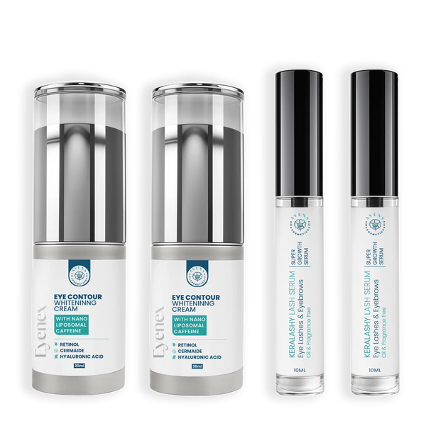 2 KERALASHY SERUM  + 2 EYENEX CREAM