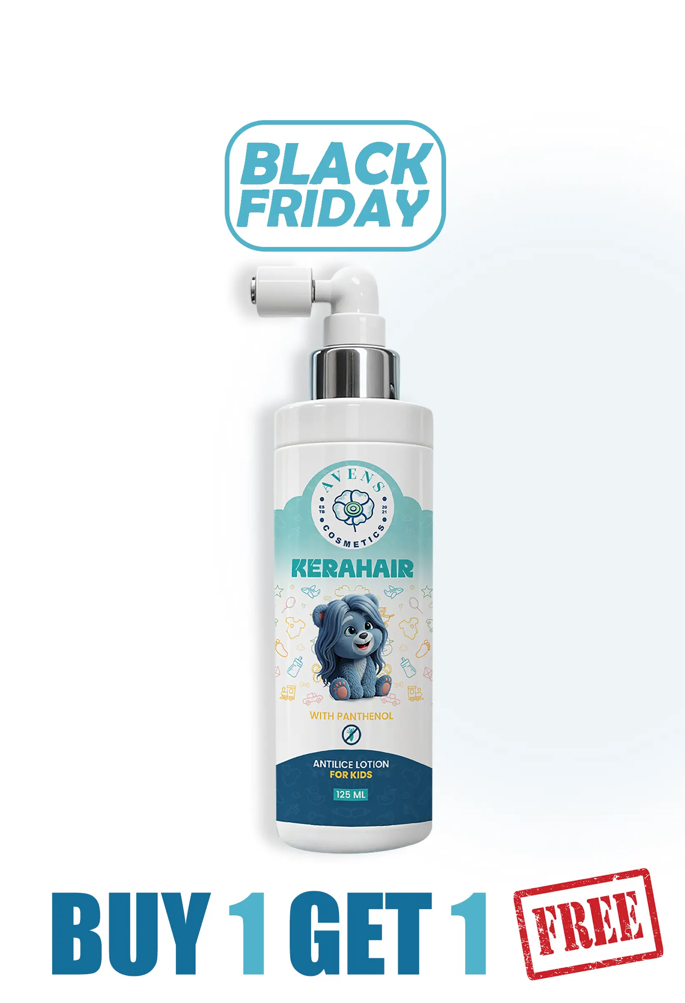 Kerahair kids -  antilice lotion (ONE + ONE FREE  )