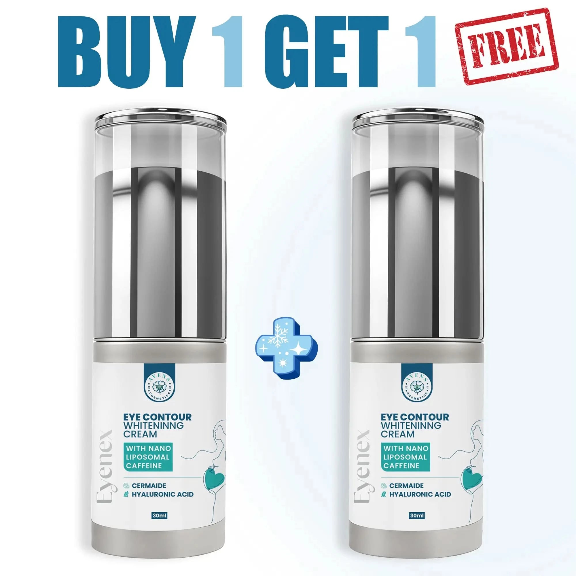 أينكـس كريم محيط العين والهالات بدون ريتينول (( 1+1 هـدية )