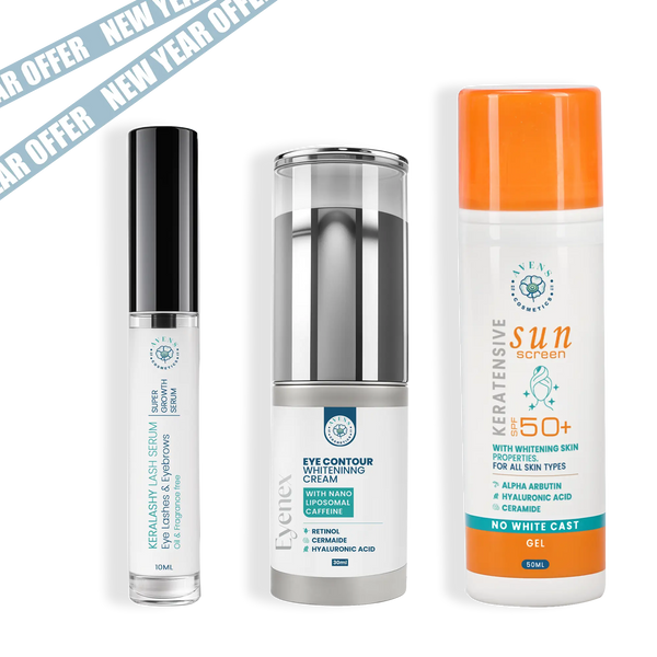 NEW YEAR OFFER (EYENEX CREAM + KERA LASHY SERUM + KERATENSIVE SUN SCREEN  )