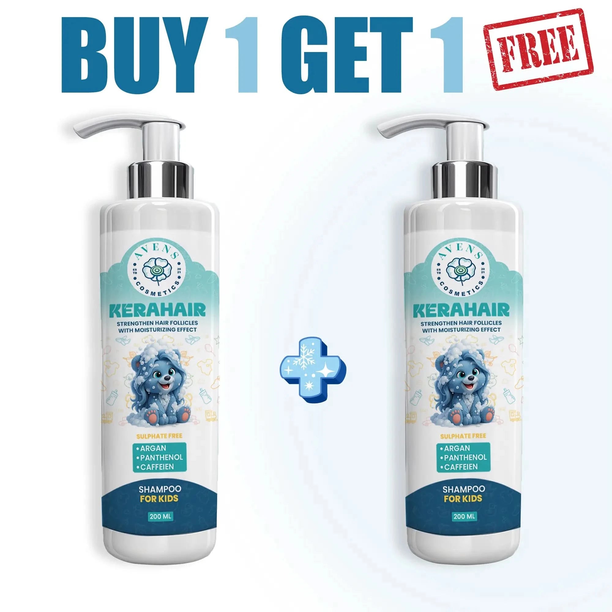 كيراهير شامبو (للأطفال) ( 1+1 هـدية )