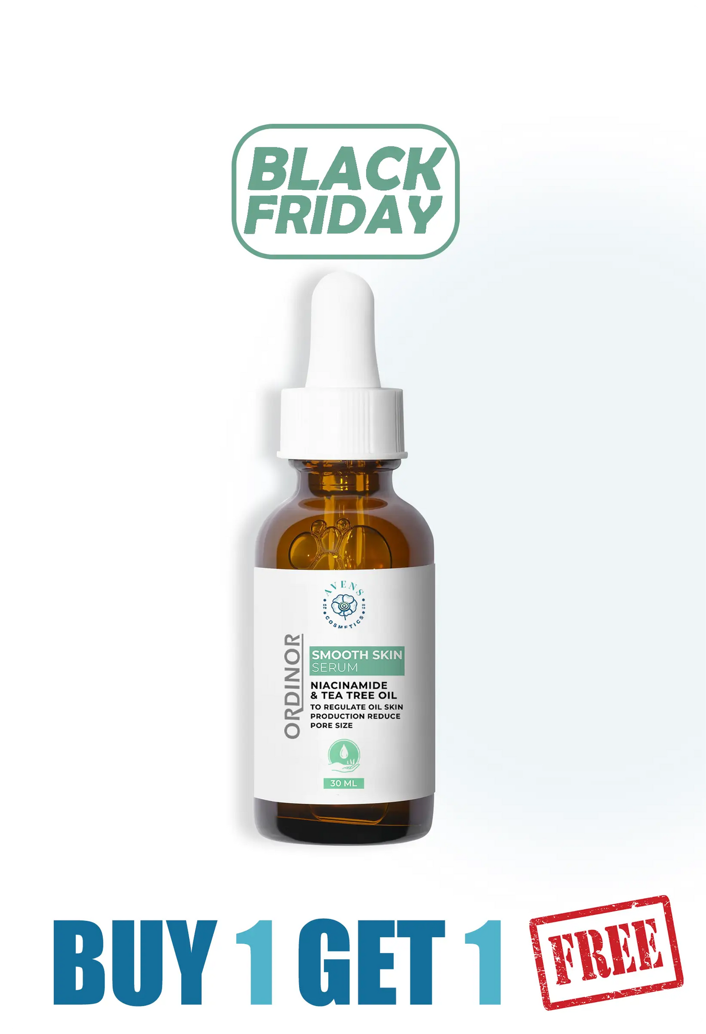 ORDINOR SMOOTH SKIN SERUM (ONE + ONE FREE )