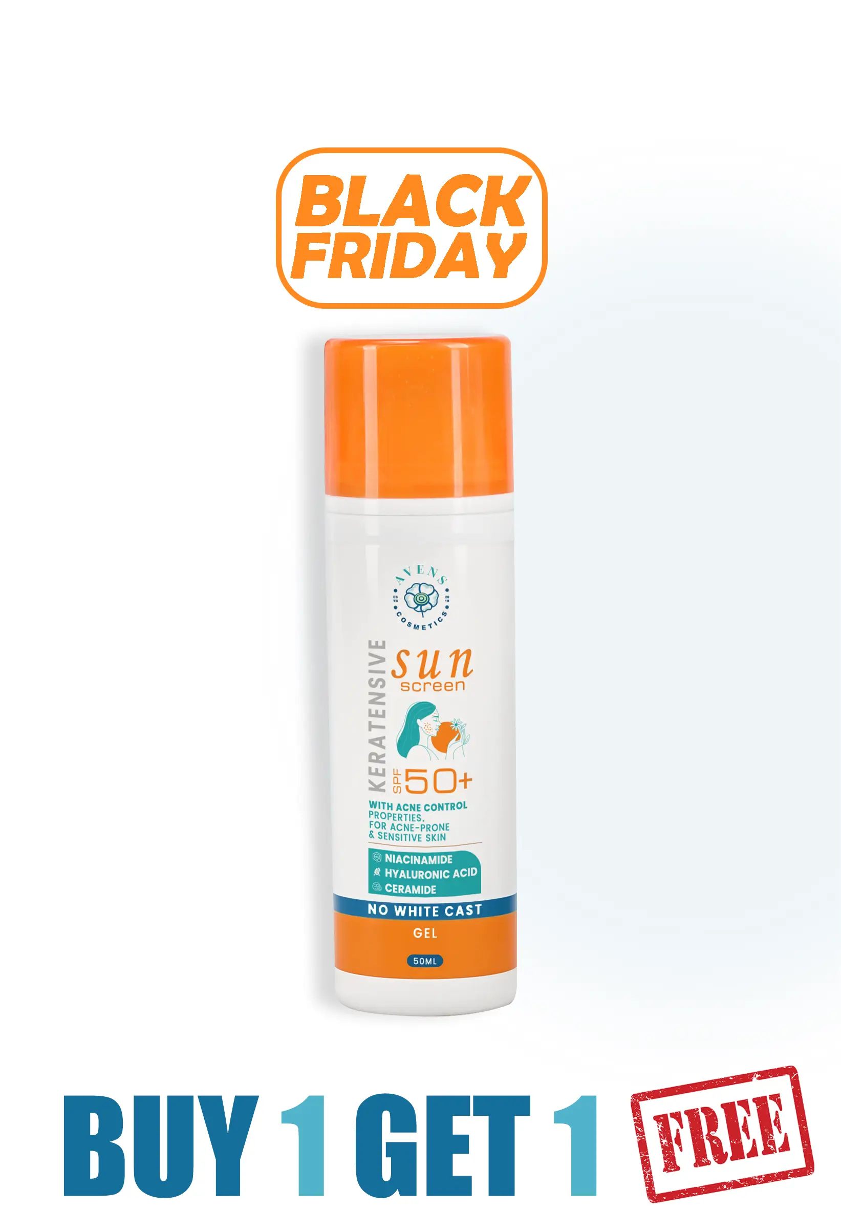 KERATENSIVE SUNSCREEN (NIACINAMIDE) (ONE + ONE FREE )