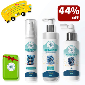 Complete Care (لوشن القمل كيرا هير + شامبو كيرا هير + سيروم كيرا هير)