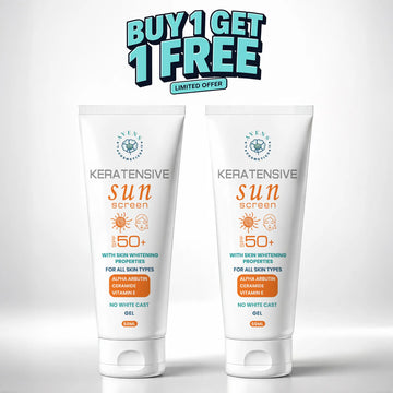 Keratensive SUN SCREEN GEL SPF50+ (BUY1GET1 OFFER )