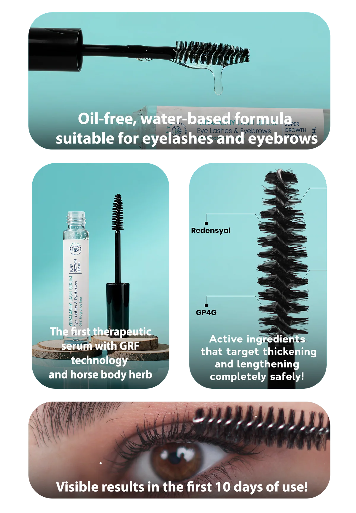 Keralashy lash serum + Keranaily serum (flash sale special offer) - Features 1