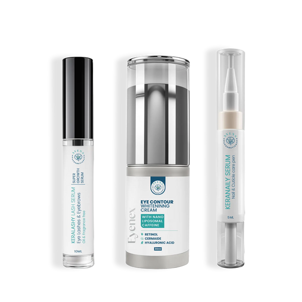 KERANAILY SERUM  + KERALASHY SERUM + EYENEX CREAM