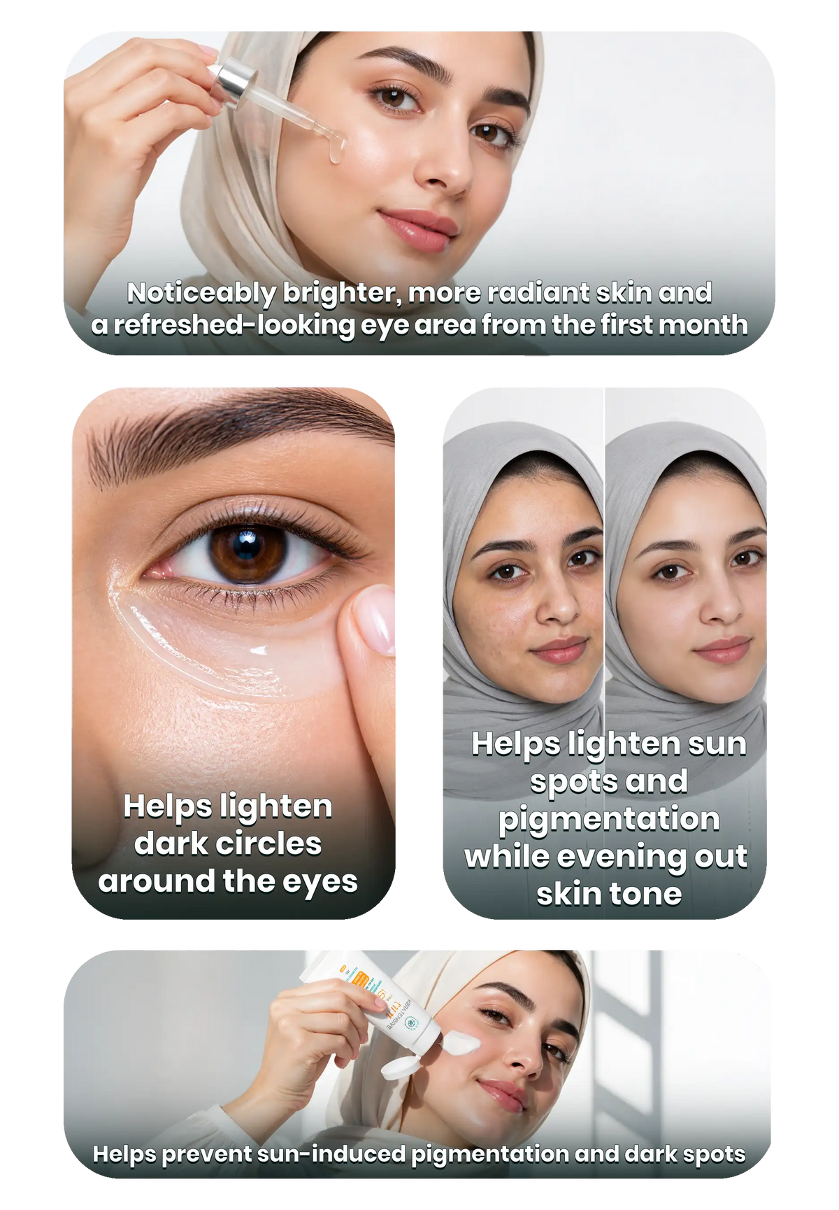 Whitening Routine (Even tone serum+Eyenex cream +Keratensive sunscreen )
