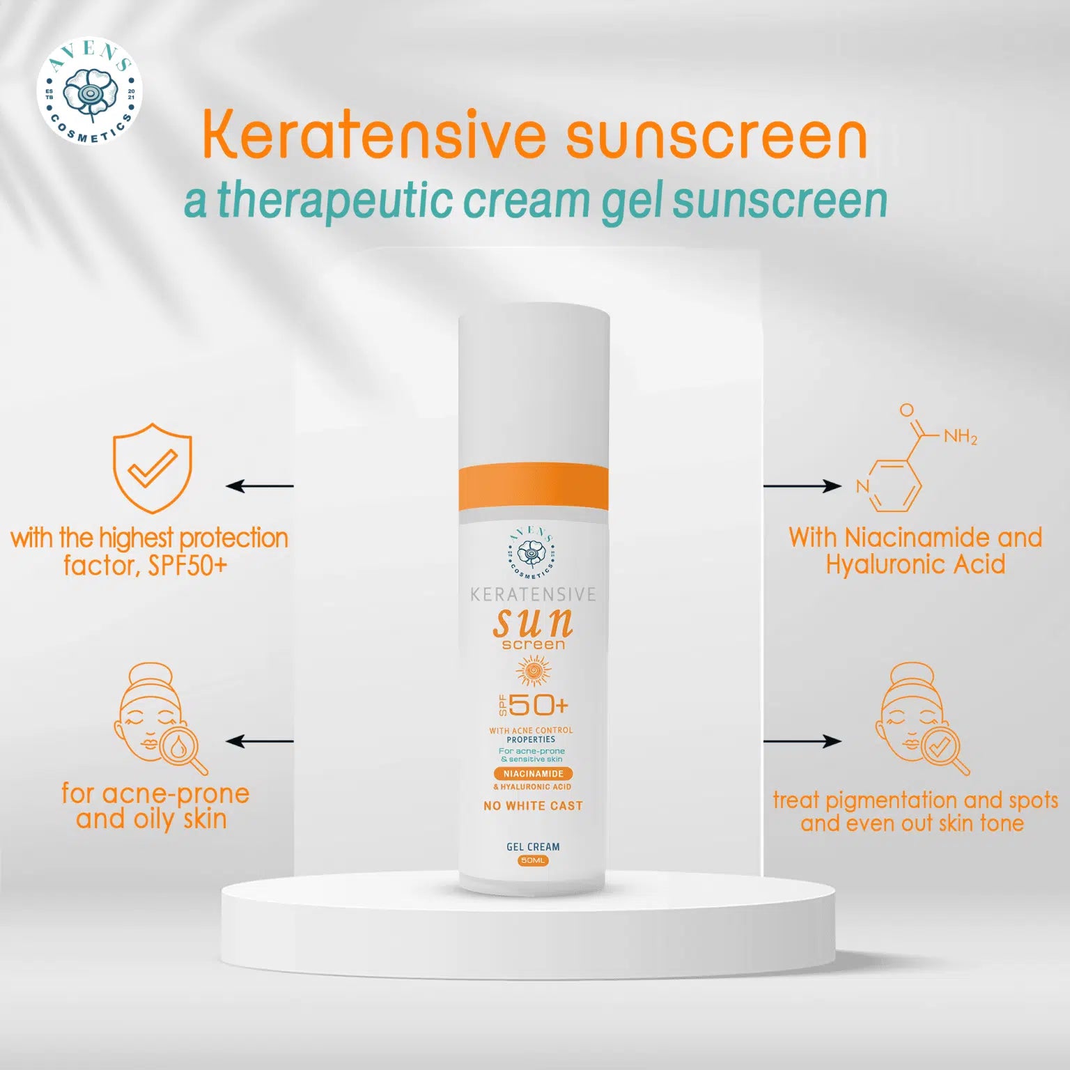 واقي شمس كيراتنسيف (نياسيناميد)